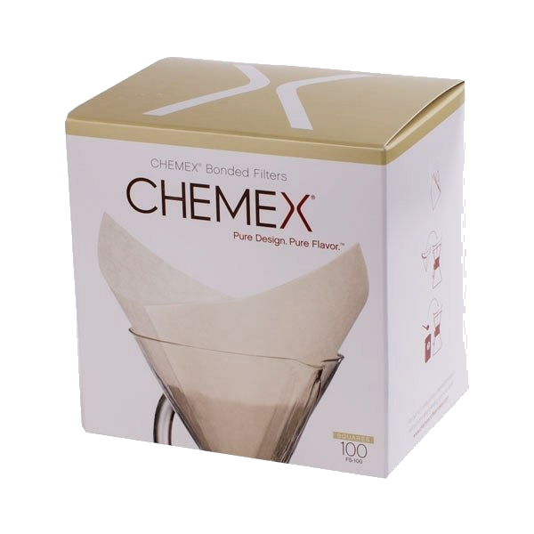  Chemex Square Paper Filters - White - 6, 8, 10 Cups
